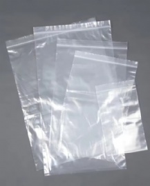Clear Plastic Resealable Ziplock Bag For Garments